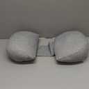 Momcozy Portable Pregnancy Pillow  W Shaped Maternity Support for Side Sleepers, Adjustable Travel Wedge Pillow for Back, Belly, and Hip Relief, Ideal for Pregnant Women, Deep Grey (Regular)