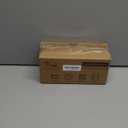 DELLING 8 Inch Rectangular Appetizer Plates, Salad Plates Set, Ceramic Dessert Plates, Small Serving Plates for Salad, Appetizer, Snack, Sushi - Microwave, Oven, and Dishwasher Safe - Set of 6, White