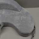 Momcozy Innovative Safety Fence Nursing Pillow - Firm & Springy Memory Foam - Stable, Ergonomic Support & Comfort - Wider Breastfeeding Cushion, Adjustable, Removable Cover, Baby Safety Certified