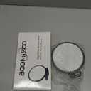 BOOMIBOO 1X/10X Magnifying Handheld Mirror Double Sided, Foldable Travel Makeup Mirror, Adjustable Rotation Pedestal Hand/Hanging/Desk Vanity Mirror-Black