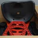 ROBLOCK Durable Mechanic Stool Chair With Wheels, Heavy Duty Garage Shop Rolling Seat, Car Detailing Creeper With Tool Tray for Workshop, Auto Repair Shop and Home