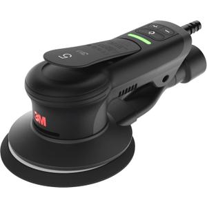 3M Xtract Electric Random Orbital Sander, Ergonomic and Lightweight ROS, 88758, 5 in, Central Vacuum, 3/16 in Orbit, 110V, 350W Motor, Metal Fabrication, Woodworking, Black