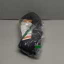 MAGZO Door Draft Stopper 32 Inches, Weighted Triangular Door Snake for Winter Noise Blocker with Hook Loops,Black