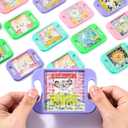 36 Pcs Mini Maze Puzzle Bulk for Kids Summer Hawaii Party Favors Small Maze Cubes Game Educational Handheld Puzzle Travel Games Graduation Classroom Gifts for Students Adults Teens