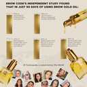 Brow Code GOLD Nourishing Eyebrow Growth Oil (5ml)  Enriched w/ 5 Advanced Botanicals  Brow Oil for Growth