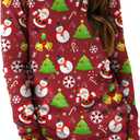 2 x AUTOMET Womens Basic Long Sleeve Crewneck, Plus Size Winter & Spring Top, Casual Fall Tee for Teacher & Everyday Outfits (Red, S)