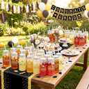 48 Pcs Graduation Plastic Cups with Lid and Straws Bulk 13.5 oz Class of 2026 Plastic Mason Jars Reusable Tumblers Graduation Gifts for Class of 2026 Congrats Grad Party Favors (Gold)