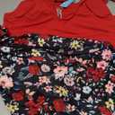 Two Piece High Waisted Swimsuits - Women Tummy Control Bikini Modest Bathing Suit 2PC 2025 (Large, Red and Floral)