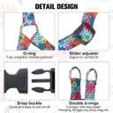 BEAUTYZOO No Pull Dog Harness and Leash Set - Adjustable Step-in Puppy Harness for Small Medium Large Dogs, Escape Proof Soft Nylon Vest with Double D Ring for Walking Running Training, L