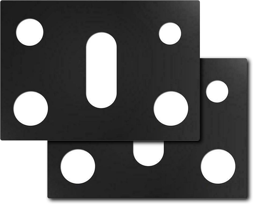 Gas Stove Burner Covers 2 Pack- XZSUN 0.2mm Double Thickness Reusable Gas Range Protectors For Samsung 30 inch Gas Stove (Black-2pack)