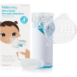 Frida Baby Nebulizer for Babies, Portable Nebulizer for Kids, Babies & Infants, Ultra-Quiet Handheld Nebulizer with Mask + Diffuser, Congestion + Flu Relief