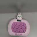 Fast Push Pop Game - Light Up Fidget Toy for Kids, Handheld Sensory Puzzle Game, Christmas Birthday Gifts for 3-12 Year Old Boys & Girls (Rabbit)