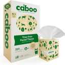 Caboo Tree Free Facial Tissue Paper, Tissue Box with 60 Sheets Per Cube, Total of 6 Cubes, 360 Total Tissues