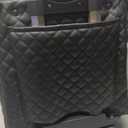 VH&GRED Women's Vintage Quilted Carry On Luggage with 360 Spinner Wheels, 18IN-5-Rounds
