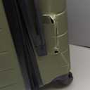 Wrangler Smart Spinner Hardside Luggage, 22-Inch Carry-On, Olive Green