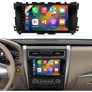2+32GB Android Car Radio for Nissan Altima 2013-2018 with Wireless Carplay Android Auto - 9 Inch IPS Touch Screen Stereo for Nissan Altima with In-dash GPS WiFi BT FM/RDS Receiver Rear Camera