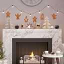 Gingerbread Christmas Decorations,Christmas Tree Ornaments,Xmas Tree Holiday Wedding Party Decorations with Hanging (Angel)