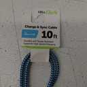 Cell Candy - Braided Charge & Charge Sync Cable - Micro-USB - 10 Ft