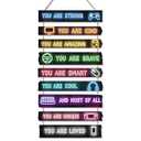 Dinosaur Wall Decor for Boys Room, 9-Piece Inspirational Wooden Signs with Positive Affirmations, Dino Nursery Decor for Toddler Kids Bedroom, Baby Boy Room Art with Motivational Quotes