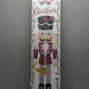 KH Sports Fan Mississippi State Bulldogs Nutcracker Porch Leaner, 11x46 Inches, Bulldogs Outdoor Christmas Sign; Display Some Holiday Cheer with This Mississippi State Bulldogs Nutcracker Sign
