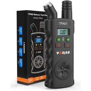 VXDAS TPA01 TPMS Relearn Tool for GM, 150PSI Digital Tire Pressure Gauge, 2 in 1 Tire Pressure Monitoring Sensor Activation Tool for Buick/Chevy/Cadillac/Opel Series Vehicles, 2 Mins Quick Reset
