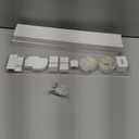 Delamu Cord Hider, 157in Wire Covers for Cords on Wall, Premium Cable Hider Cord Covers for Wires, Cable Management Wire Hiders for TV, Cable Raceway Kit, W0.95 H0.55in, White