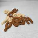 Felt Half Way To One Banner Stuffed Letters for Baby Nursery Decor 1/2 Birthday Party Supplies Rustic Half Birthday Decorations 6 Month Photoshoot Props