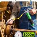 TaskStar Grease Gun Kit 8000 PSI Heavy Duty, 14 oz Capacity, 5 Grease Tips