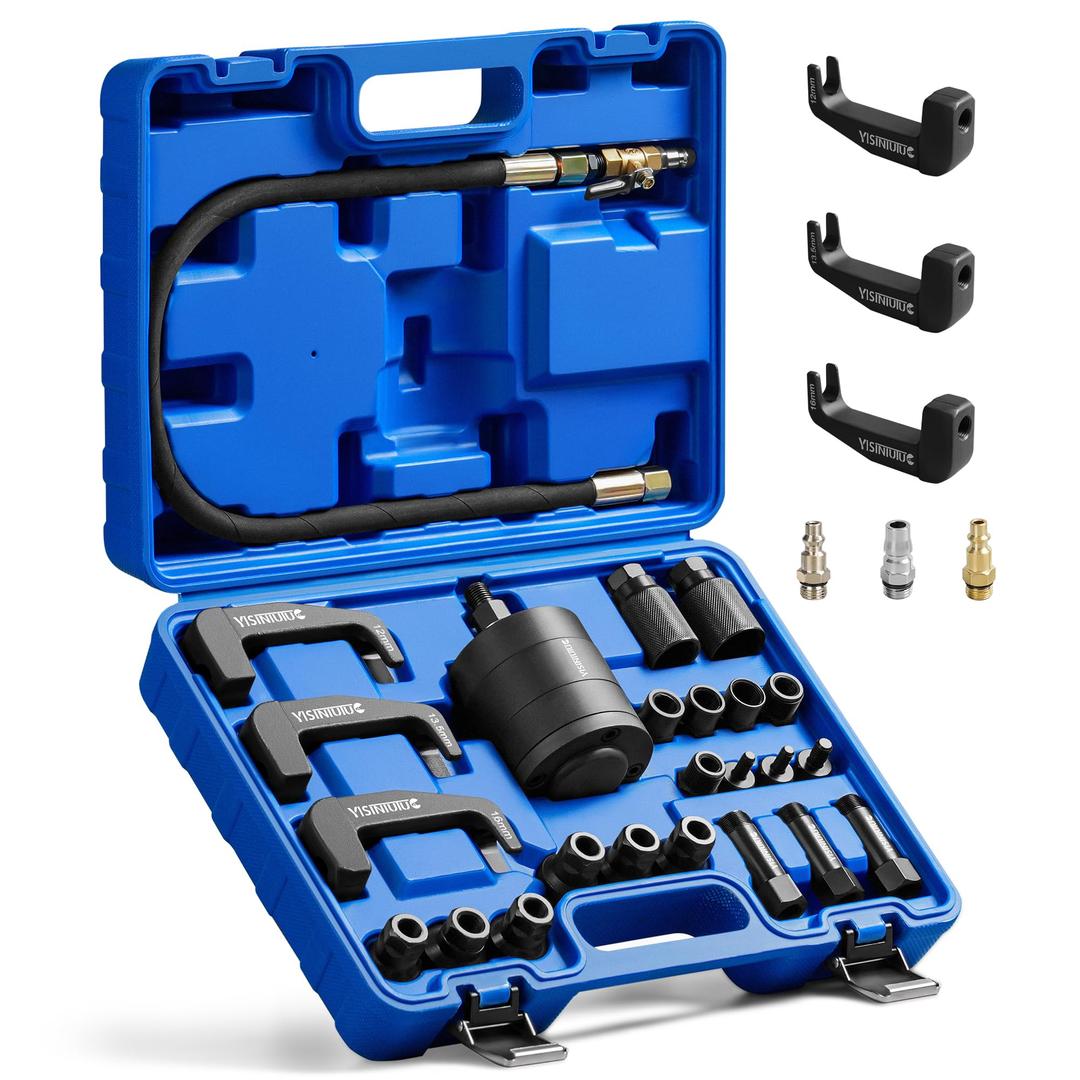 YISINIUTUO Pneumatic Injector Puller Diesel Injector Puller Kit for Diesel Engines, Diesel Injector Extractor Tool
