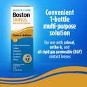 Boston Simplus Multi-Action Solution, Cleans & Conditions Rigid Gas Permeable (Rgp) Lens, Daily Protein Remover, 3.5 Fl Oz