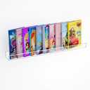 NIUBEE Kids Acrylic Floating Bookshelf 36 Inch,Clear Invisible Wall Bookshelves Ledge Book Shelf,50% Thicker with Screwdriver