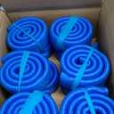 Trampoline Pole Foam Sleeves, 1''/28mm Diameter Foam Covers, Each 35.4'' Length-2 Pcs Fit Together 6 Feet Length, Safety Pole Cover, Set of 12,Blue