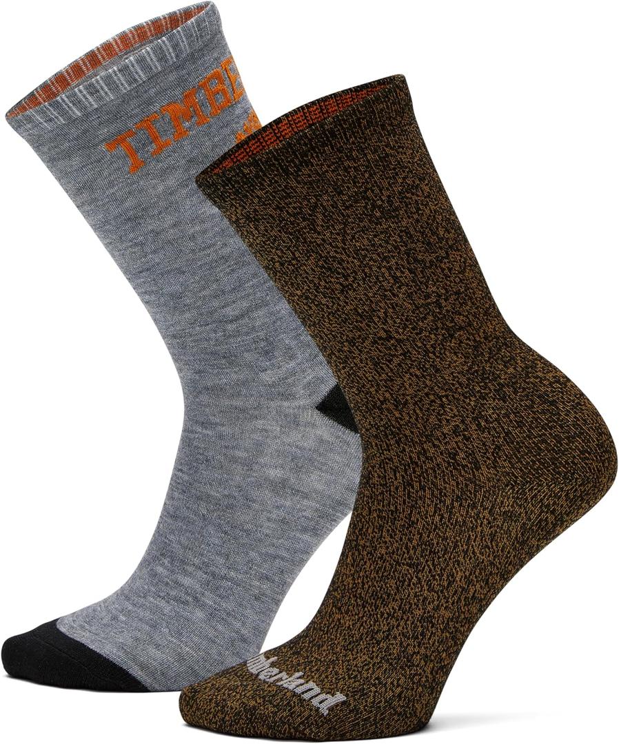 Timberland Men's 2pp Tb Ao Print Boot (Large, Medium Grey Heather)