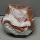 Linecooo Burnt Orange Sherpa Fleece Throw Blanket 5060 for Couch Sofa Bed,Double Side Soft Fuzzy Cozy Plush Thick Flannel Blanket with Striped Design Gift for Mother Woman