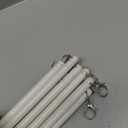 Shimeyao 10 Pack 46 Inch Acrylic Curtain Pull Wands Drapery Pull Rod White Versatile Fiberglass Blinds Wand Kits with Rings and Hooks for Opening Closing Curtains Homes Offices Window Opener