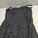 PRETTYGARDEN Womens Sleeveless Maxi Summer Dresses 2026 Hollow Out Eyelet Square Neck Ruffle Flowy Beach Vacation Sundress (Black,Large)