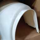 IRIS USA Igloo Dog House, White/Beige, Small and Medium Dogs and Cats, Indoor/Outdoor