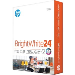 HP Papers | 8.5 x 11 Paper | BrightWhite 24 lb |1 Ream  500 Sheets| 100 Bright | Made in USA  FSC Certified | 203000R