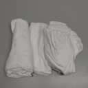 American Baby Company 28" x 52" 100% Natural Cotton Jersey Knit Toddler/Crib Sheet Set  3-Piece Soft & Breathable Crib/Toddler Bedding Set, White, for Girls and Boys