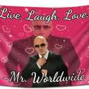 Live Laugh Love Flag 3x5 Feet Mr Worldwide Wall Flag Decorations Bedroom Living Room Dorm