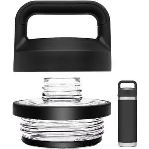 Replacement for YETI Rambler Bottle Chug Cap Lid, Screw Top Lid Replacement Fits for 18/26/ 36/64 oz Yeti Rambler, Chug CapLid Replacement for Yeti Rambler Models