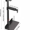 Under Desk and Wall Computer Mount, CPU Tower Holder Under Desk Mount Height & Width Adjustable, Computer Case Stand Holder Holds 46 lbs, PC Mount, Under Desk CPU Holder Mount, Black