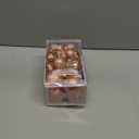 Kalolary Christmas Ball Ornaments 30PCS Xmas Hanging Balls Shatterproof Christmas Decorations Matte Shiny Christmas Tree Balls Assorted Christmas Decor for Wedding Party Festival Supplies (Rose Gold)