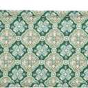 Outdoor Cushion Covers,42" x 18" x 3", No Insert! Patio Cushion Covers Replacement for Outdoor Furniture,Water Resistant Patio Bench Loveseat Covers 1 Pack, Green Medal (Covers ONLY)