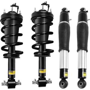 4PCS Front & Rear Shock Absorber Strut Assemblies w/Magnetic 2015-2020 Cadillac Escalade ESV, for Chevy Suburban Tahoe Silverado, for GMC Yukon XL Sierra 1500, Replaces 84176631 84176675