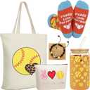 Chunful 6 Pcs Softball Gifts Set for Teen Girls & Women Team Accessories, 16-ounce