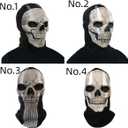 UGLYAF Skeleton mask, Halloween Game Ghost mask (skull-1, Skull-1)
