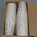 Sinmoe 400 Pcs Spring Plates and Napkins Set Paper Flower Dinnerware Disposable Party Supplies for 50 Guest Dinnerware Knife Fork Spoon for Spring Birthday Party(Classic Color,Flower)