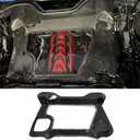 Genuine Carbon Fiber Engine Cover for Corvette C8 Z51 Z06 ZR1 HTC Convertible 2020-2023 2024 2025 2026,Not for Coupe,Transparent Rear Bonnet Overlay,Engine Shroud Trim
