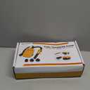 Cordless Fuel Transfer Pump with Auto-Stop, 3.2 GPM Flow Portable Fuel Pump Compatible with DeWalt 20V & Milwaukee 18V Batteries, with 51'' Hose, 3 Adapters for Diesel, Gasoline (Bare Tool), Yellow